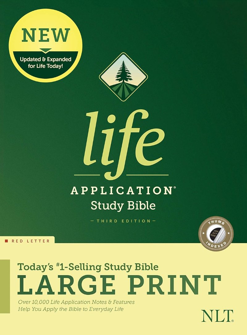 NLT Life Application Study Bible book cover